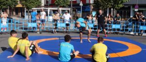 Luchas Olímpicas Exhibición Lucha Valtu en Ribadesella