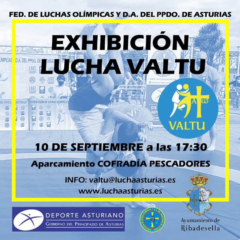 Exhibición Lucha Valtu en Ribadesella