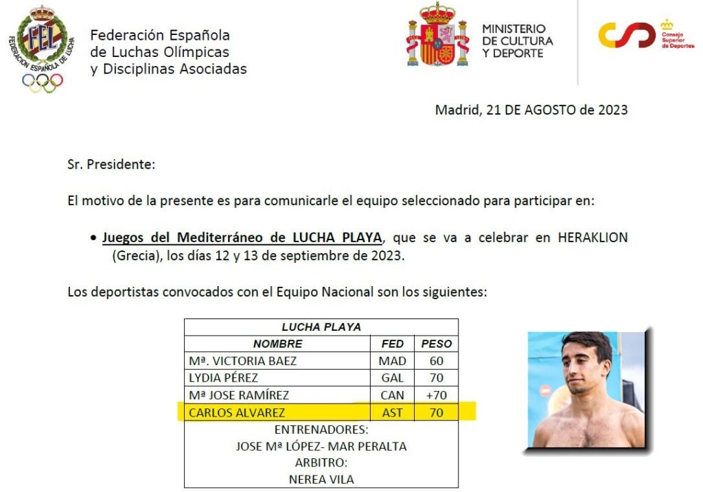Federación de luchas olímpicas y DD.AA. del Pdo. de Asturias